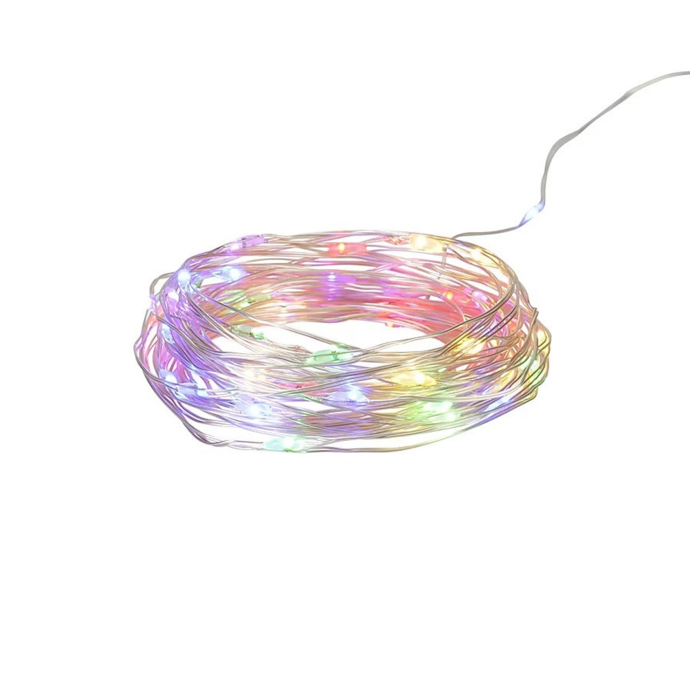20-foot Holiday Living 60 Count Multicolor Christmas LED Battery Operated Lights
